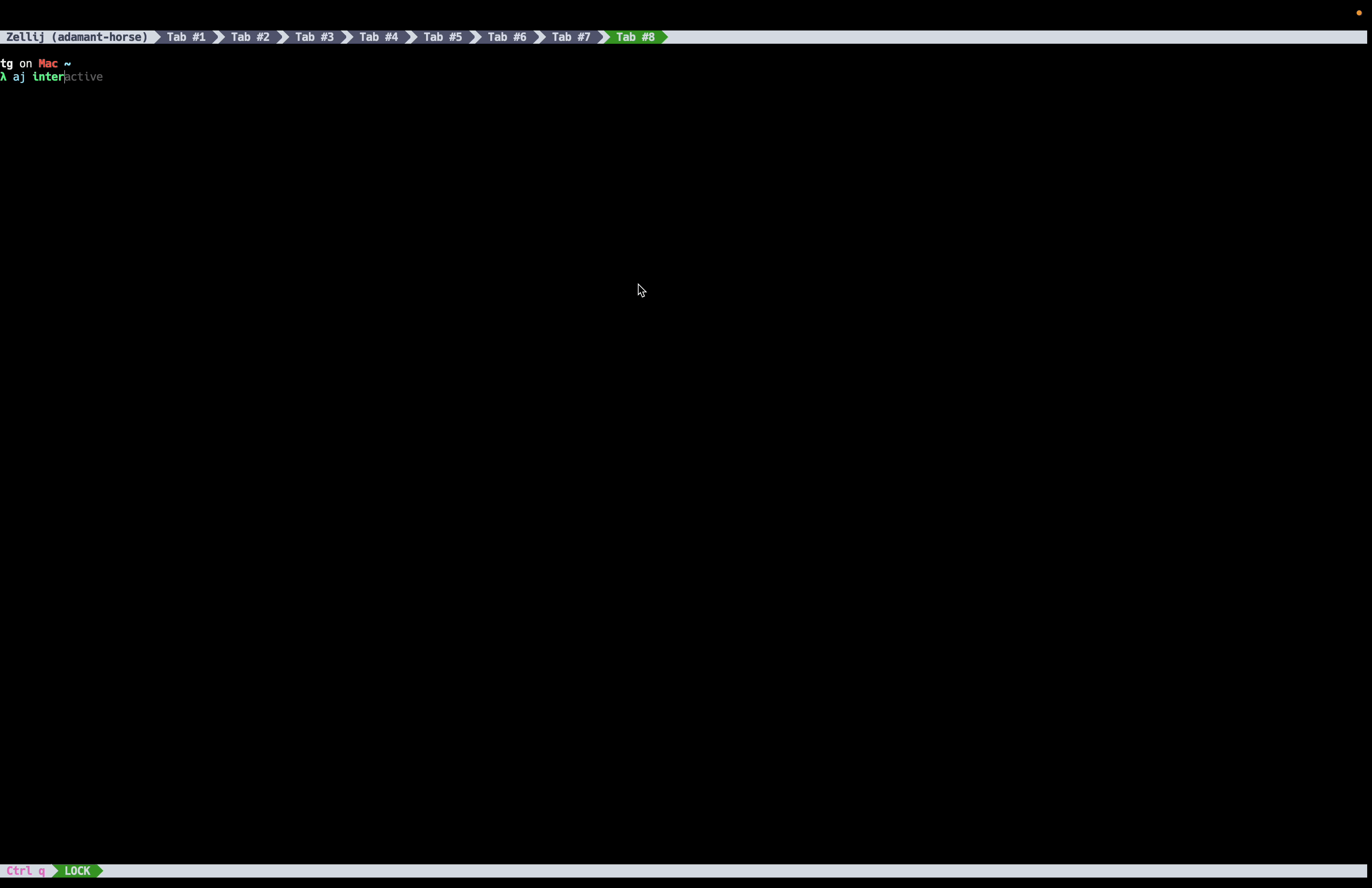 aj CLI Example